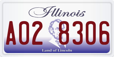 IL license plate A028306