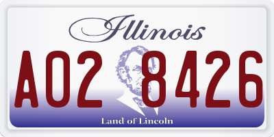 IL license plate A028426