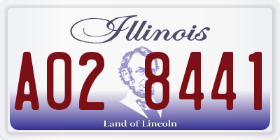 IL license plate A028441