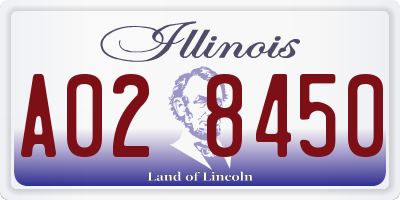 IL license plate A028450