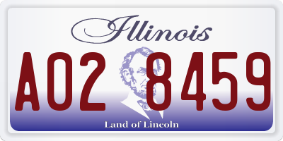 IL license plate A028459