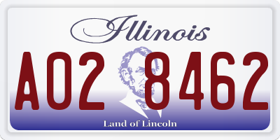 IL license plate A028462