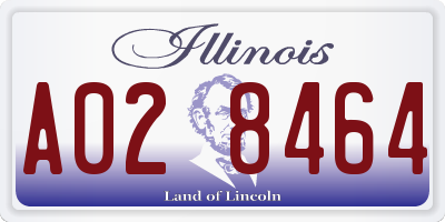 IL license plate A028464