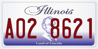 IL license plate A028621