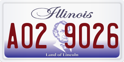 IL license plate A029026