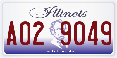 IL license plate A029049