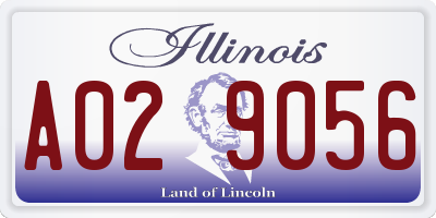 IL license plate A029056