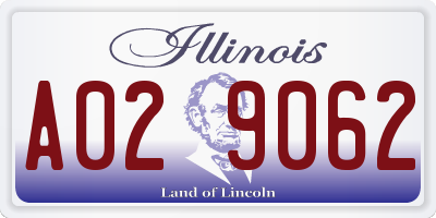 IL license plate A029062