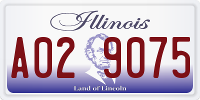 IL license plate A029075