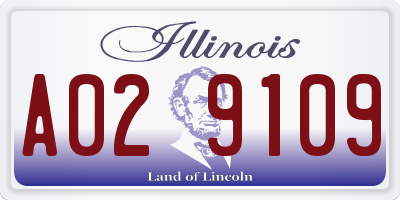 IL license plate A029109