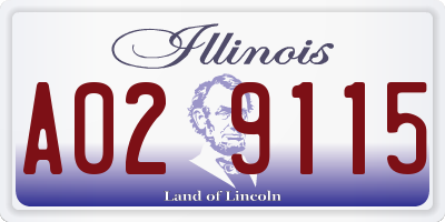 IL license plate A029115