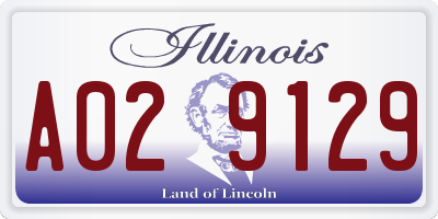 IL license plate A029129