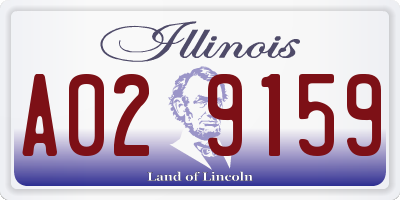 IL license plate A029159