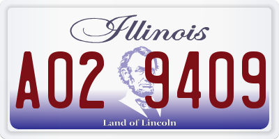 IL license plate A029409