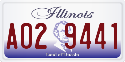 IL license plate A029441