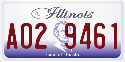 IL license plate A029461