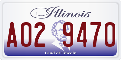 IL license plate A029470