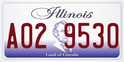 IL license plate A029530