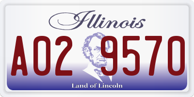 IL license plate A029570