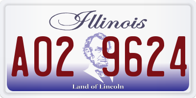 IL license plate A029624