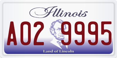IL license plate A029995