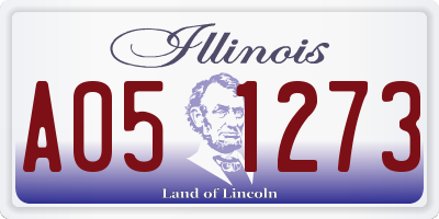 IL license plate A051273