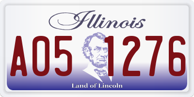 IL license plate A051276