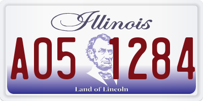 IL license plate A051284