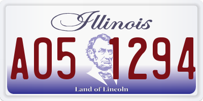 IL license plate A051294