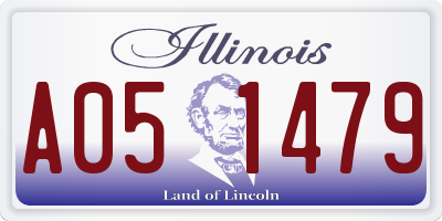 IL license plate A051479