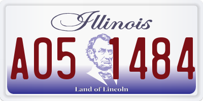 IL license plate A051484