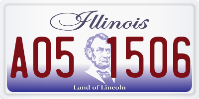 IL license plate A051506