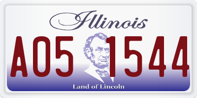 IL license plate A051544