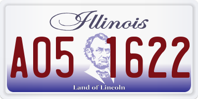 IL license plate A051622