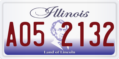 IL license plate A052132