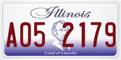 IL license plate A052179