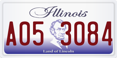 IL license plate A053084