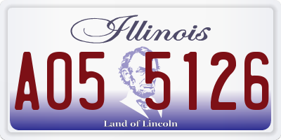 IL license plate A055126