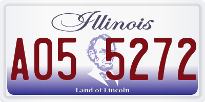 IL license plate A055272