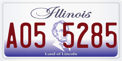 IL license plate A055285