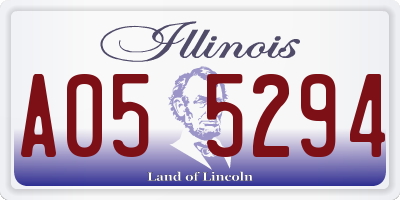 IL license plate A055294