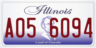 IL license plate A056094
