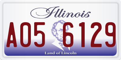 IL license plate A056129