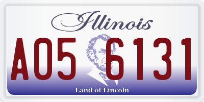 IL license plate A056131