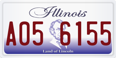 IL license plate A056155