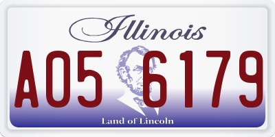 IL license plate A056179