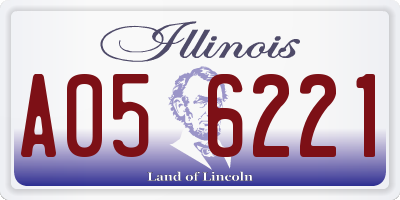 IL license plate A056221
