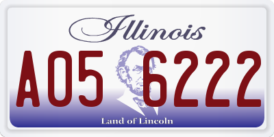 IL license plate A056222