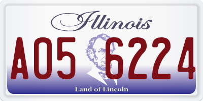 IL license plate A056224