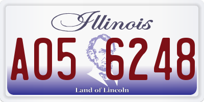 IL license plate A056248